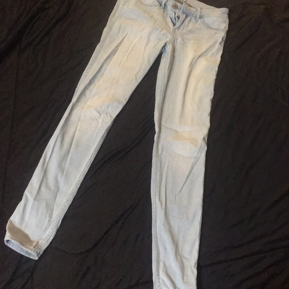 Hollister light wash jeggings